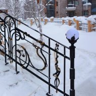 Кованое крыльцо в Санкт-Петербурге