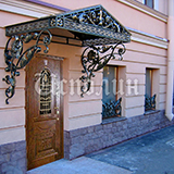 Кованые козырьки