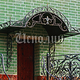 Кованые козырьки