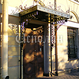 Кованые козырьки