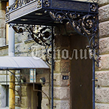 Кованые козырьки